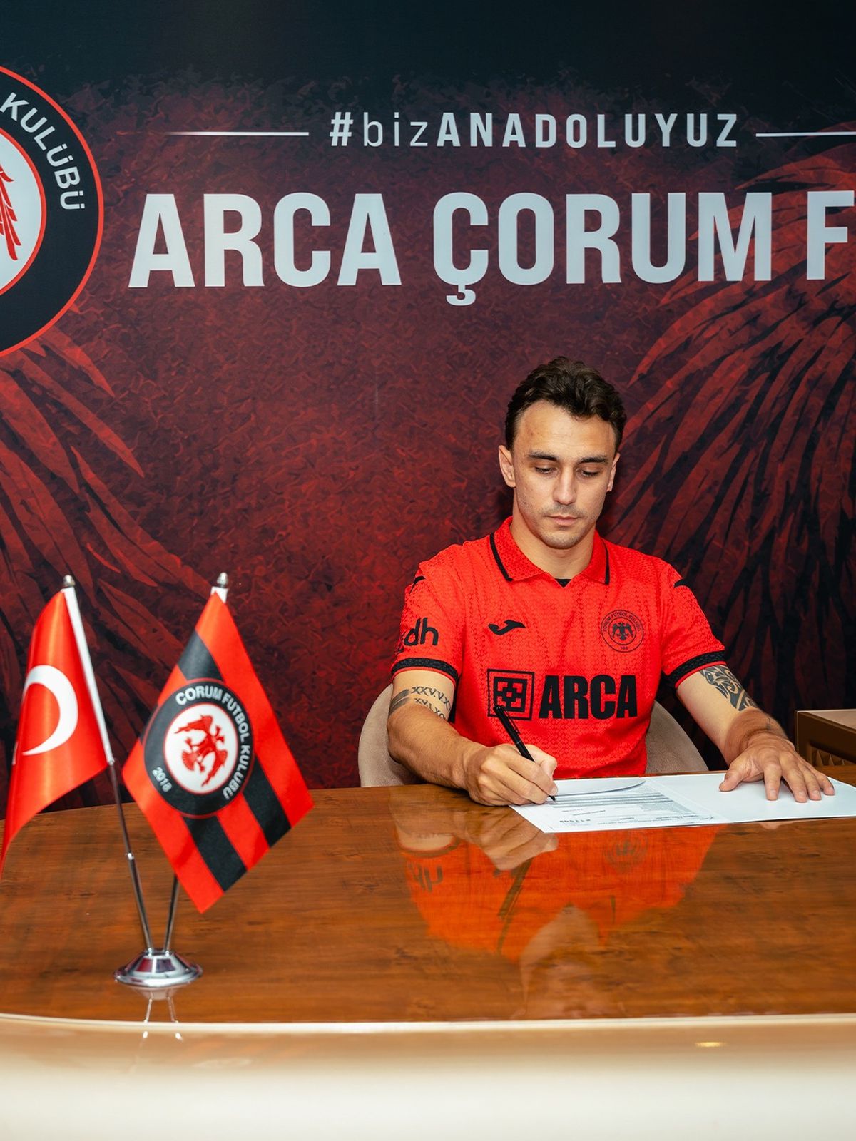 ARCA Çorum FK, Ylber Ramadani, Emircan Gürlük, Serdar Saatçı ve Gökhan Sazdağı ile sözleşme imzaladı