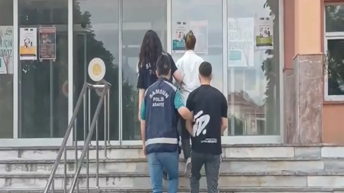 Samsun'da girdikleri evden ziynet eşyası çalan 2 şüpheli tutuklandı!