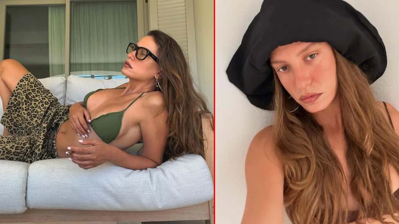 Serenay Sarıkaya paylaşımlara doyamadı! Bikinili pozlarıyle mest etti