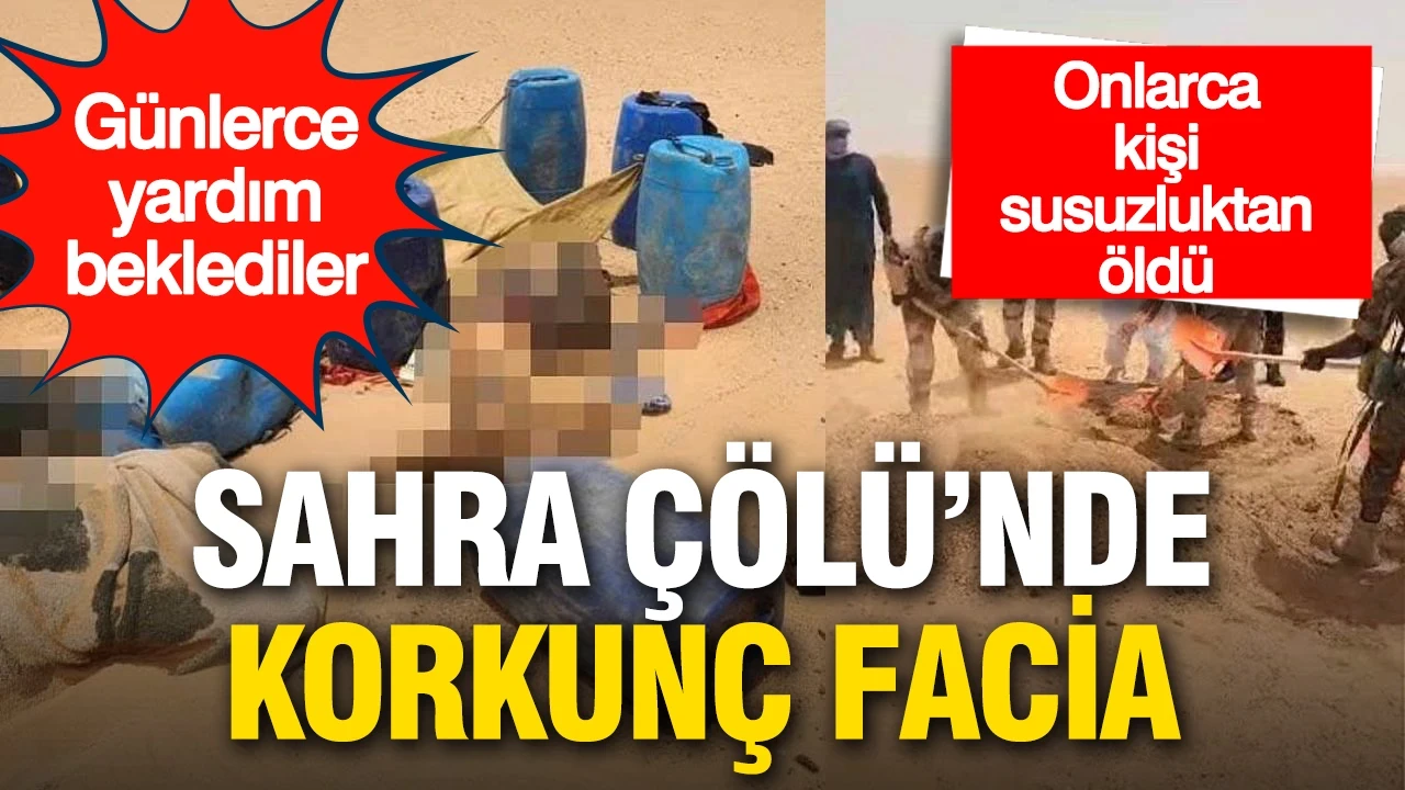 Sahra Çölü'nde korkunç facia: 49 kişi susuzluktan öldü