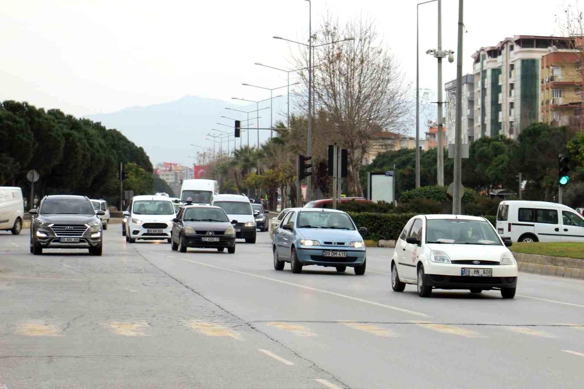 Aydın'da araç sayısı 682 bin oldu