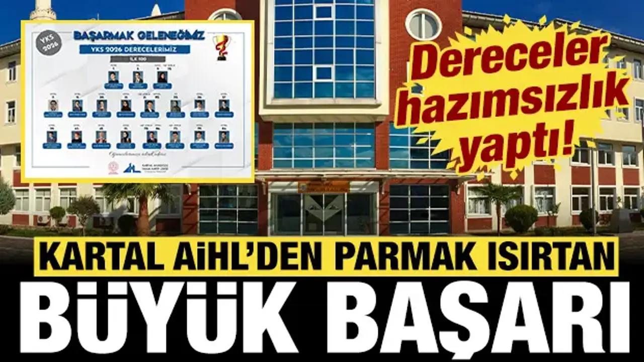Parmak ısırtan başarı: Kartal AİHL YKS'ye damga vurunca çılgına döndüler!