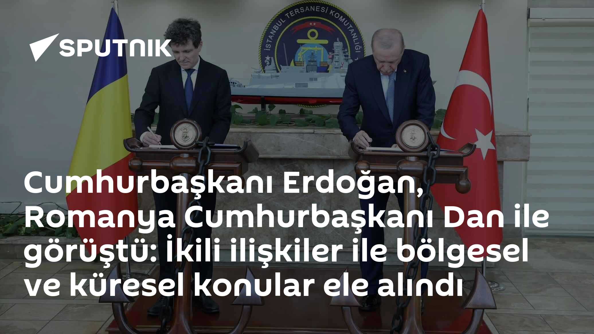 Cumhurbaşkanı Erdoğan, Romanya Cumhurbaşkanı Dan ile görüştü: İkili ilişkiler ile bölgesel ve küresel konular ele alındı