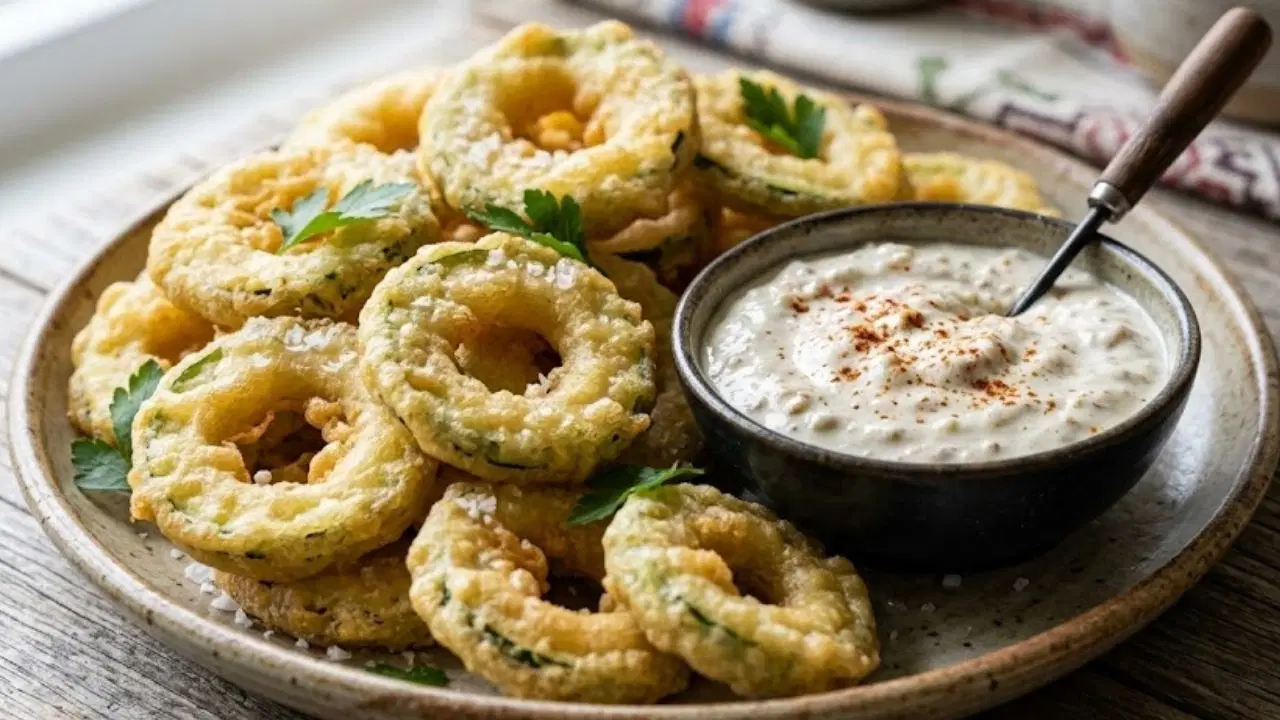 Pratik ve çıtır atıştırmalık: Kabak tempura tarifi