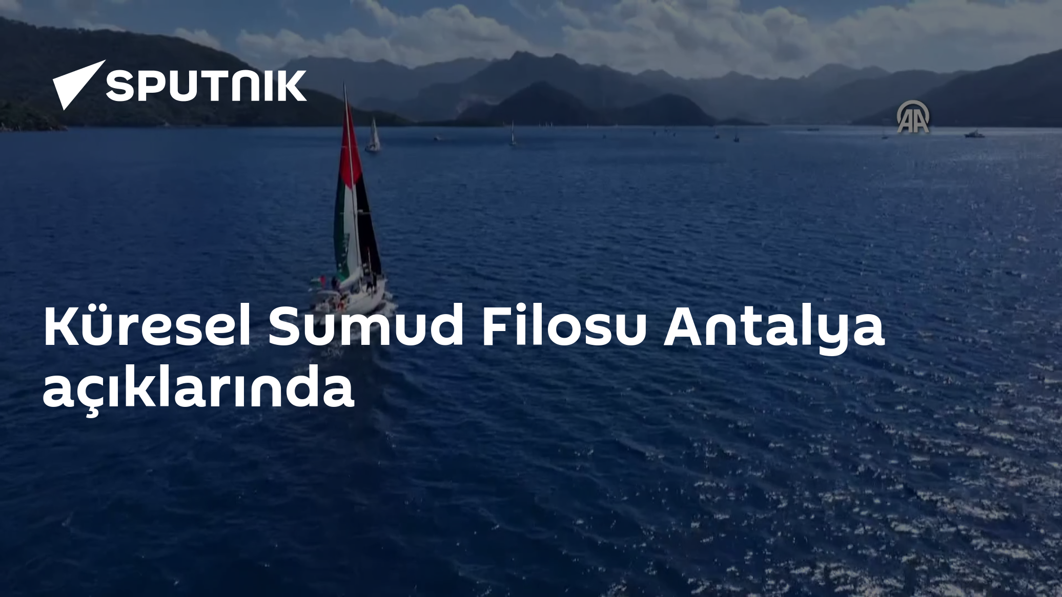 Küresel Sumud Filosu Antalya açıklarında