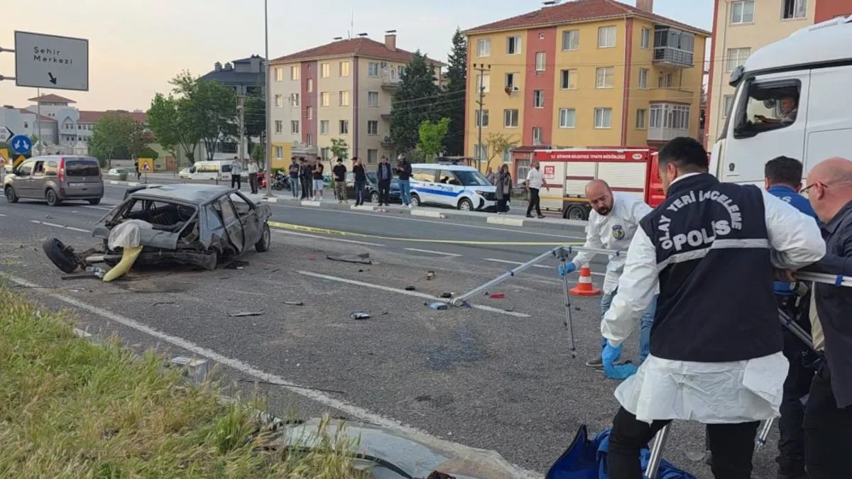 Kütahya'da feci kaza! 1 ölü