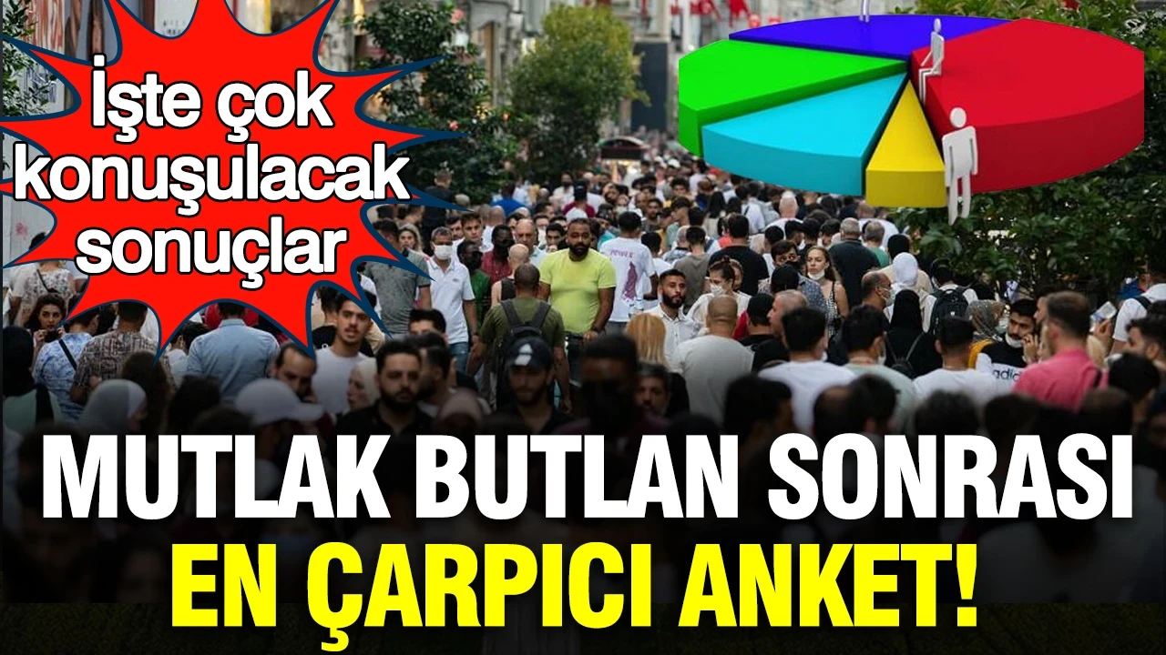 Mutlak butlan sonrası en çarpıcı anket ASAL'dan: Sonuçlar gündem oldu