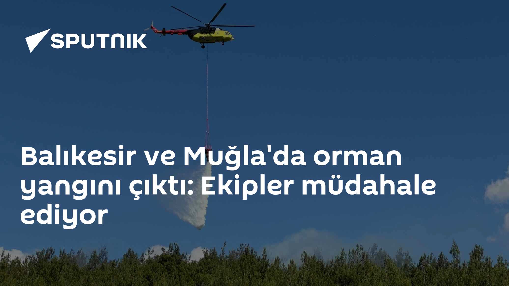 Balıkesir ve Muğla'da orman yangını çıktı: Ekipler müdahale ediyor