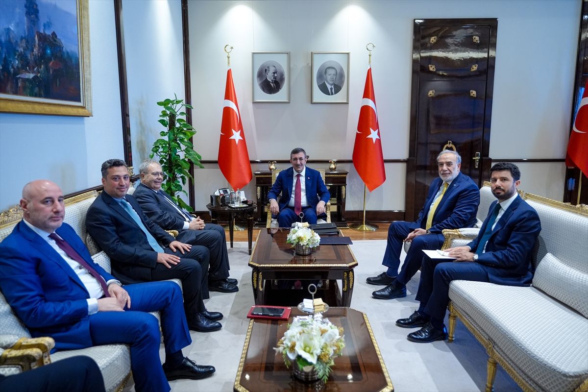 Cumhurbaşkanı Yardımcısı Yılmaz, Lübnan Başbakan Yardımcısı Mitri'yi kabul etti Açıklaması