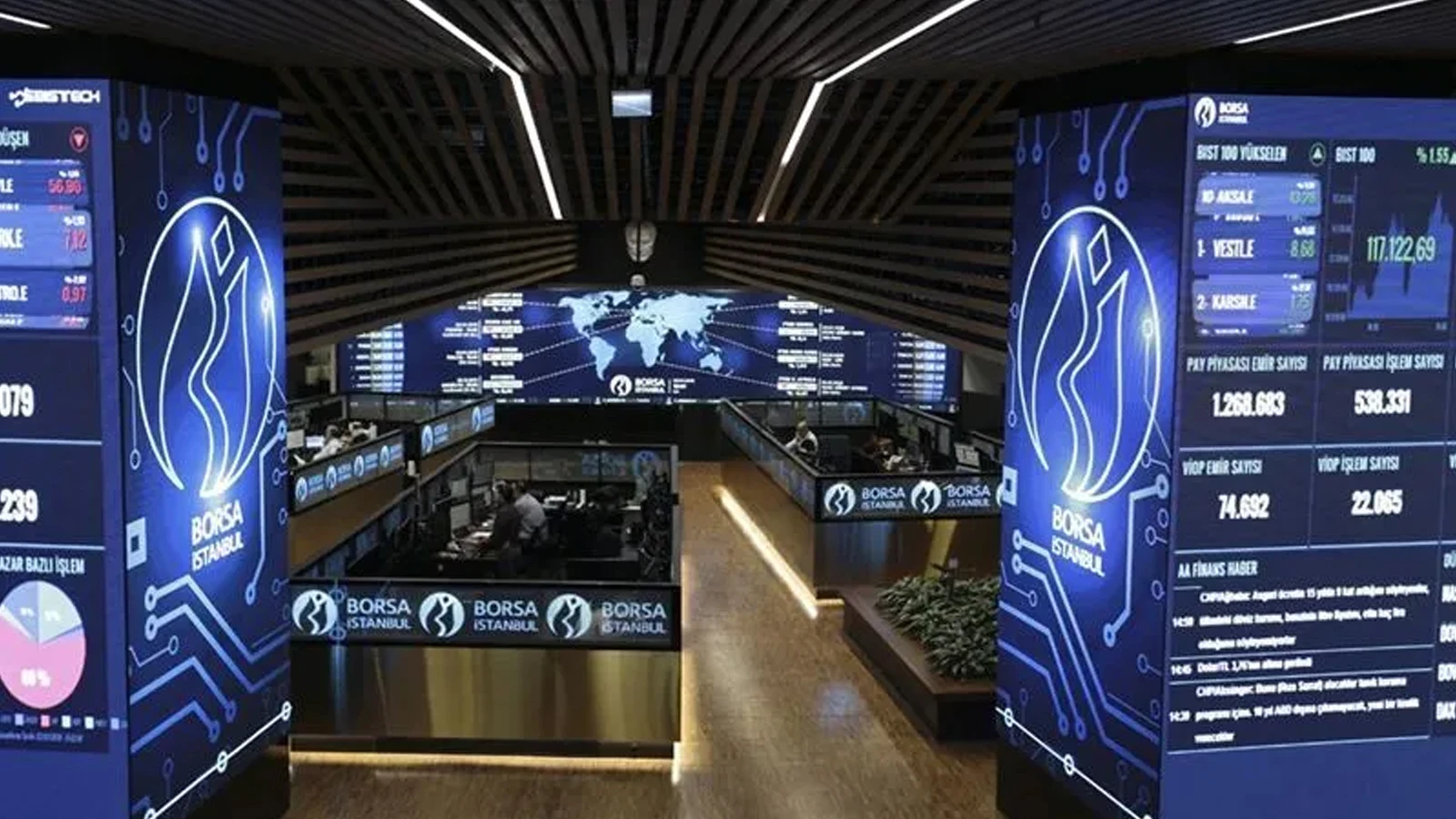 Borsa İstanbul günü düşüşle tamamladı