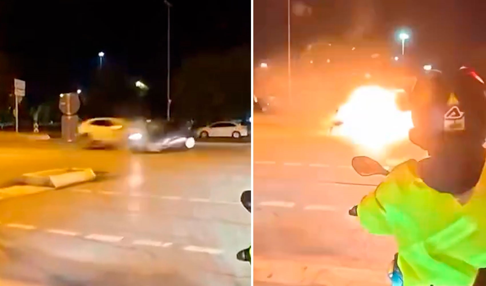 Maltepe sahil yolundaki feci kaza kamerada: 2'si ağır 4 kişi yaralandı
