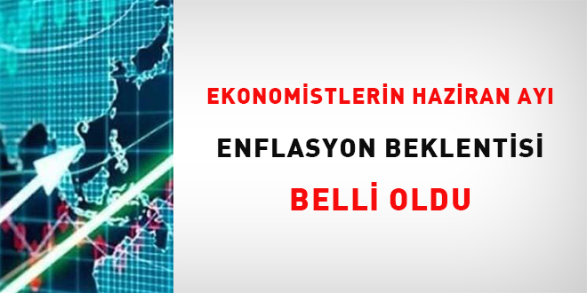 Ekonomistlerin haziran ayı enflasyon beklentisi belli oldu