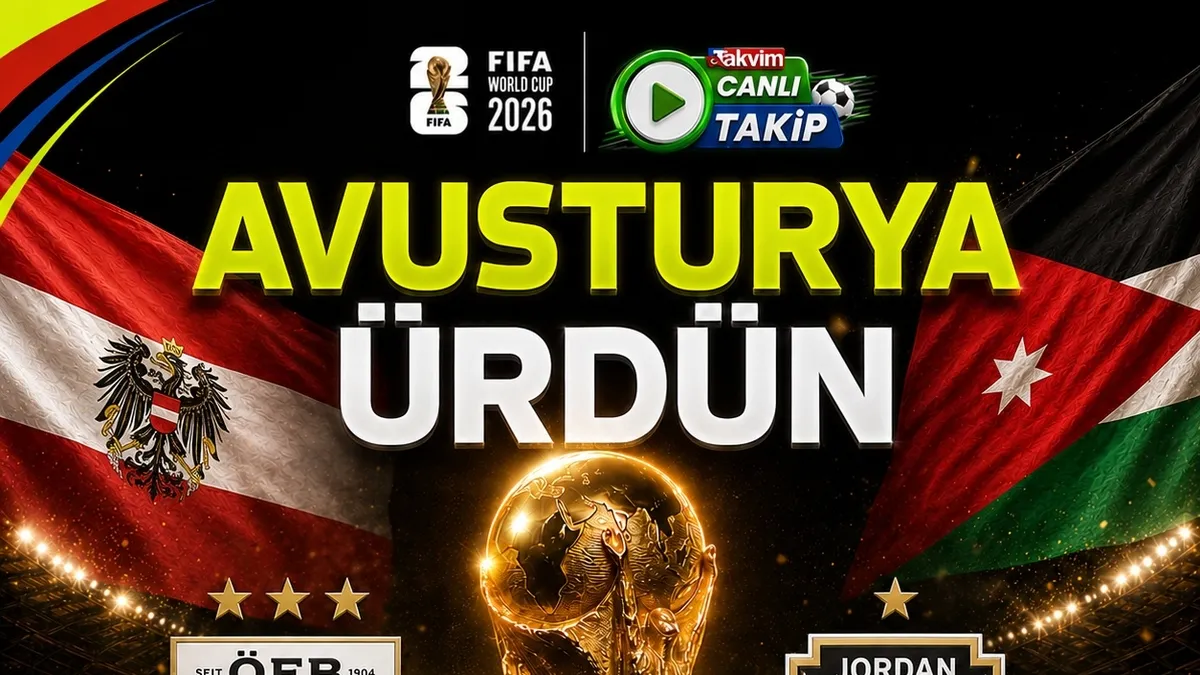 2026 Dünya Kupası: Avusturya - Ürdün | CANLI