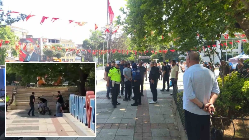 Bursa'da bıçaklı kavga: Olaya sivil polis müdahale etti