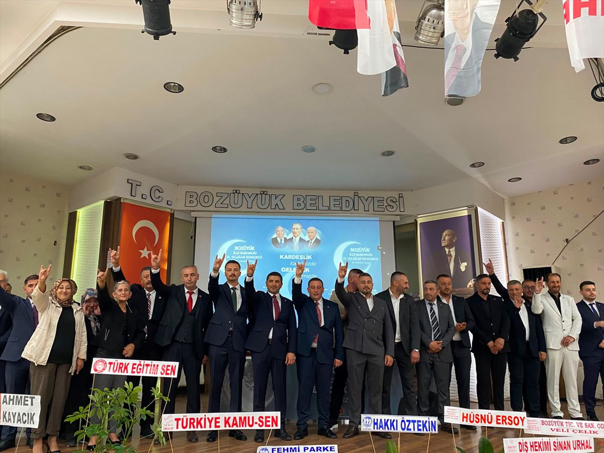 MHP Bozüyük İlçe Başkanlığı Kongresi yapıldı