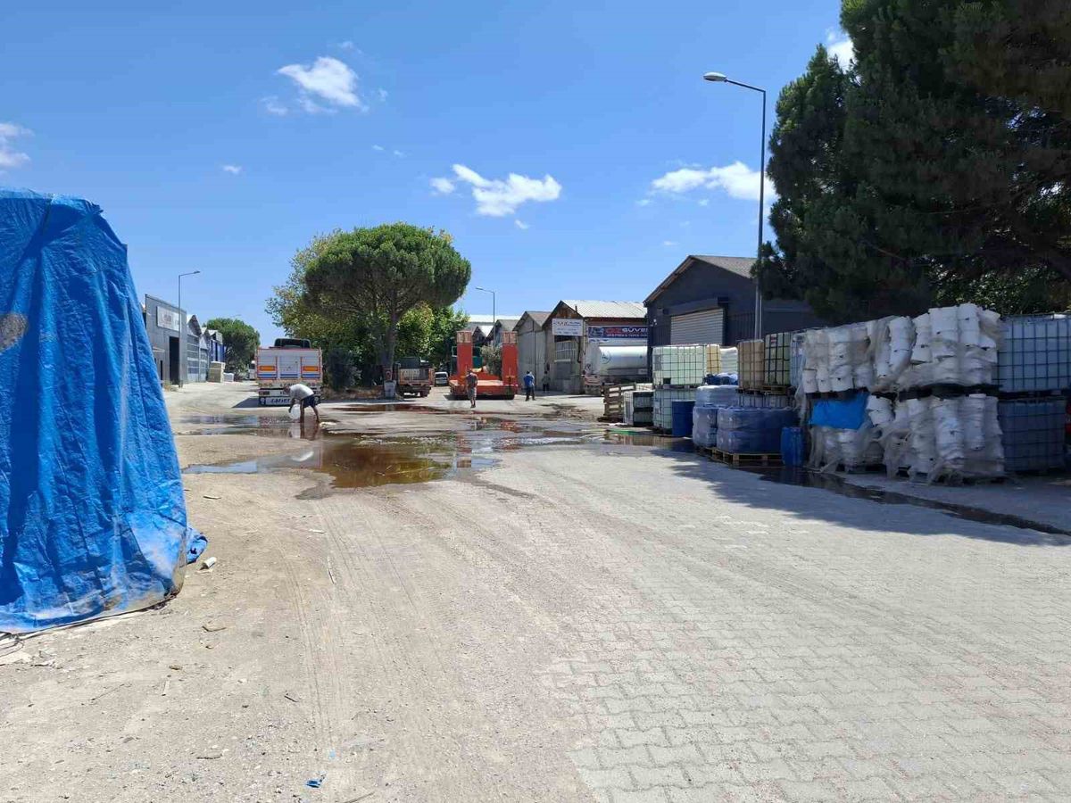 Kimyasal bidon kazası: 3 kişi hastanede