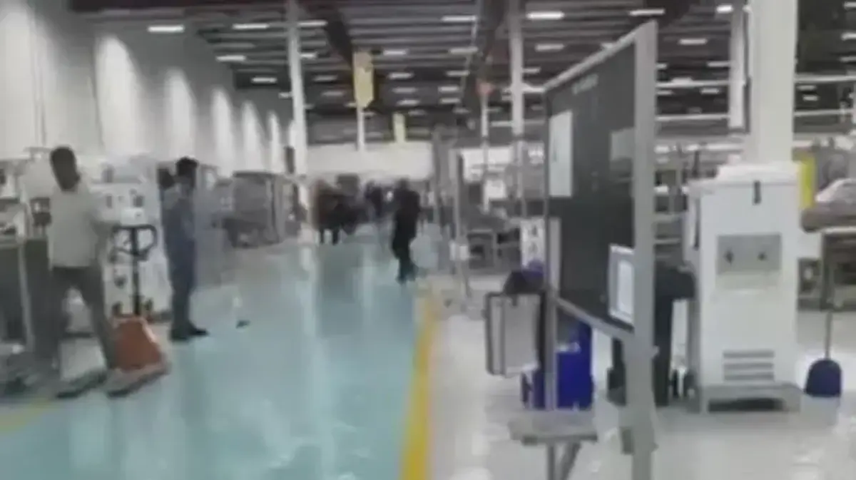 Kuvvetli sağanak Çankırı’da etkili oldu fabrikayı su bastı