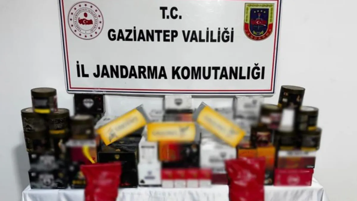 Gaziantep'te dev kaçakçılık operasyonu: 1,4 milyon TL değerinde malzeme ele geçirildi!
