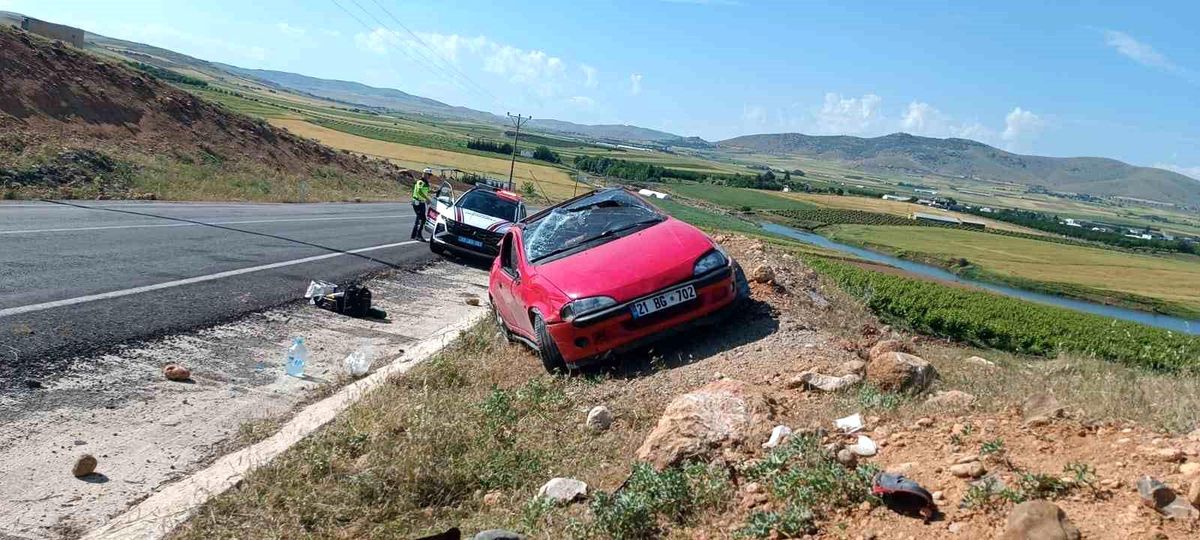 Elazığ'da trafik kazası: 1 yaralı