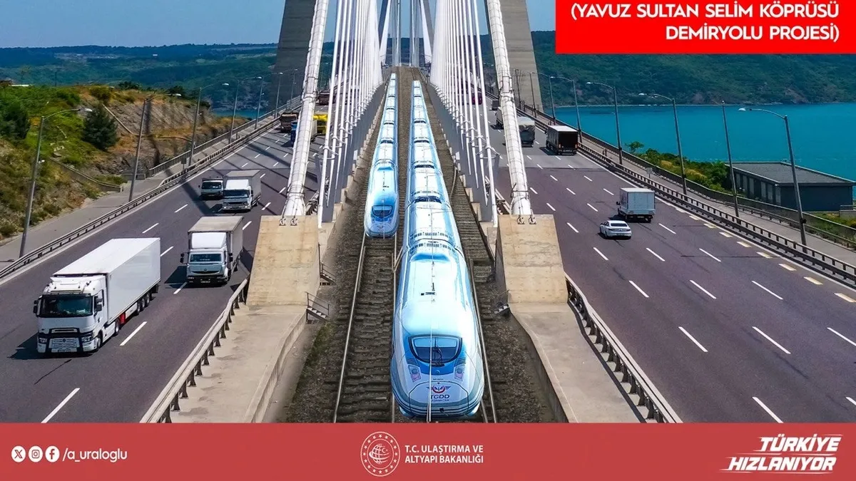 3. köprüden geçecek demir yolu için tarih belli oldu