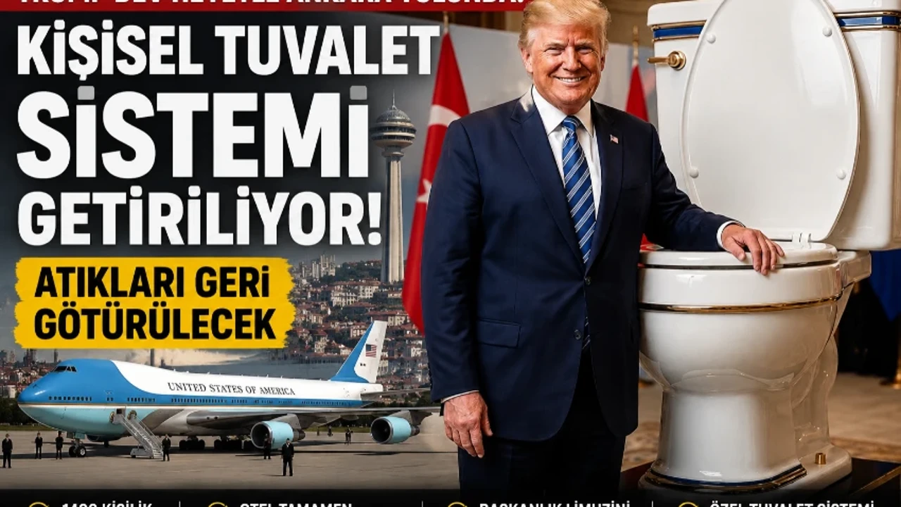 Trump'ın özel tuvalet sistemi olay oldu: DNA izi bırakmamak için kişisel tuvaleti ABD'den getirildi