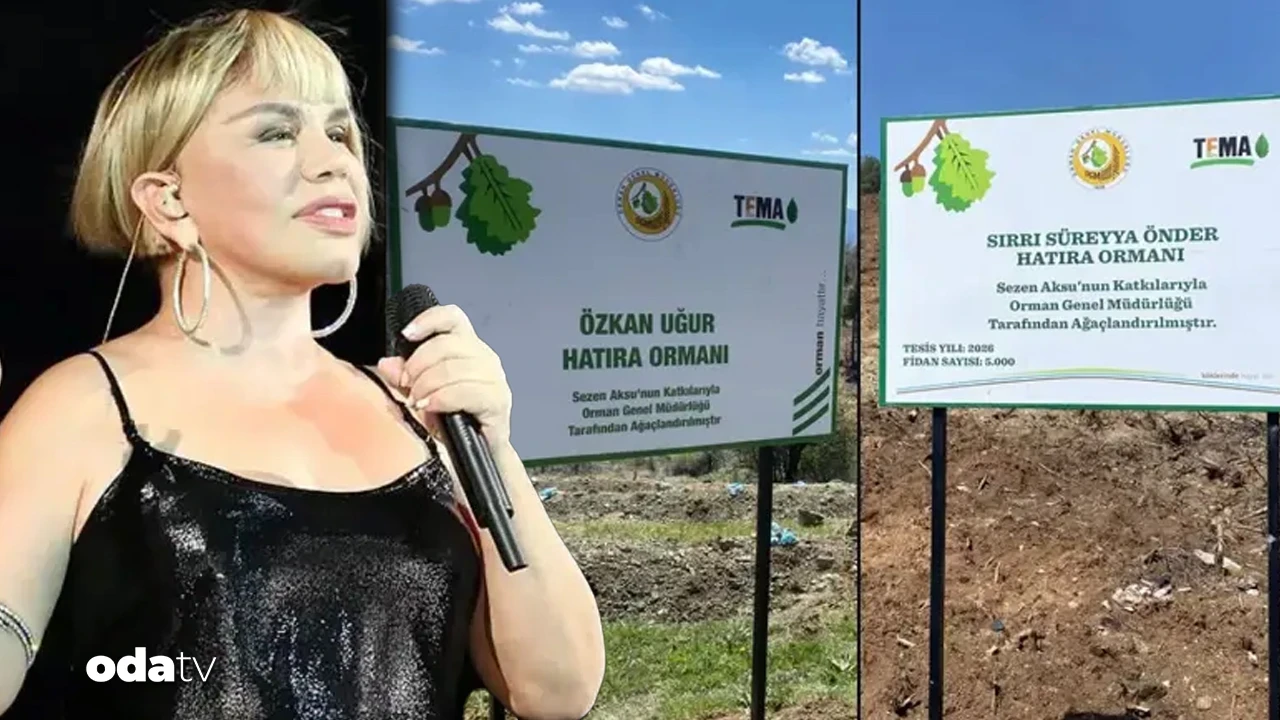 Minik serçe Sezen Aksu, Özkan Uğur ve Sırrı Süreyya Önder'i unutmadı... Hatıra ormanı hamlesi