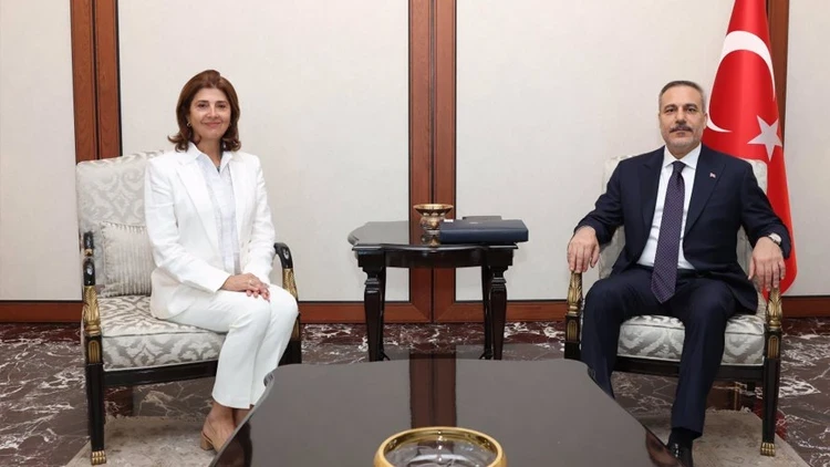 Dışişleri Bakanı Hakan Fidan, BM Genel Sekreteri'nin Kıbrıs Temsilcisi Cuellar ile görüştü