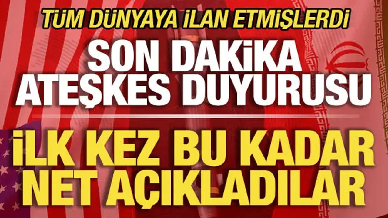 İran ve ABD tüm dünyaya ilan etmişti! Savaşta son dakika ateşkes duyurusu