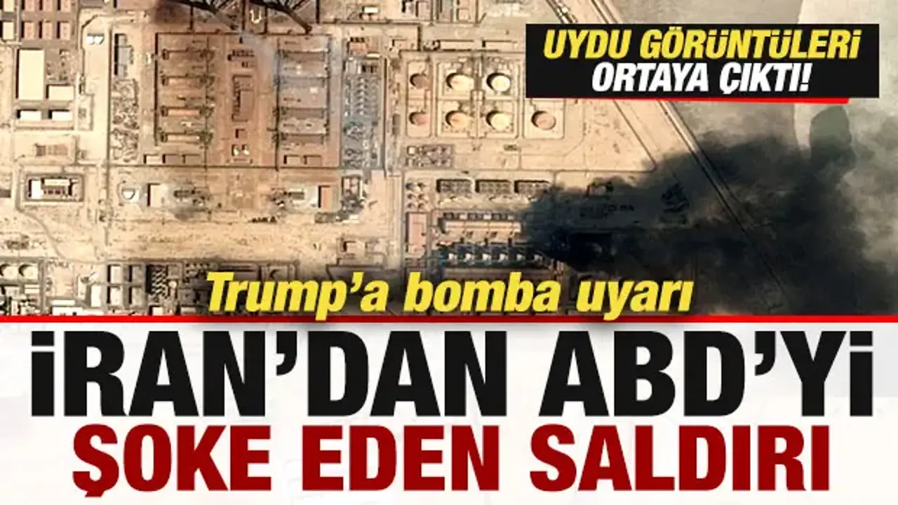 İran'dan ABD'yi şoke eden saldırı! Uydu görüntüleri ele verdi! Trump'a son dakika uyarısı