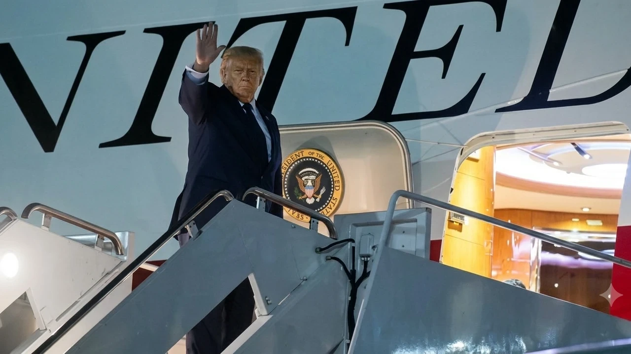 17 yıl sonra bir ilk! Trump Air Force One ile yola çıktı! Ankara'ya geliyor