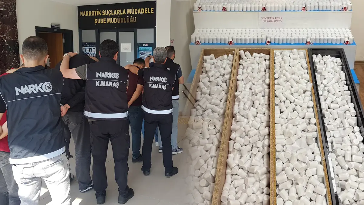 Mobilya içerisine gizlenmiş! 21 milyon liralık uyuşturucu operasyonu