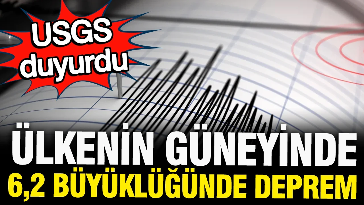 USGS açıkladı: Filipinler'in güneyinde 6,2 büyüklüğünde deprem