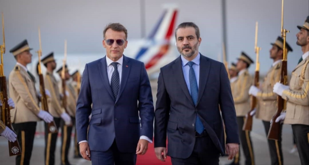 Fransa Cumhurbaşkanı Macron Suriye'de