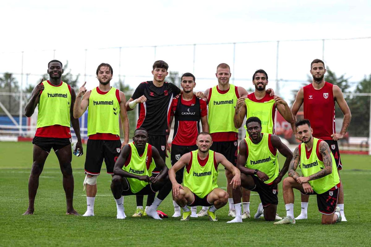 Samsunspor, yeni sezon hazırlıklarını sürdürdü