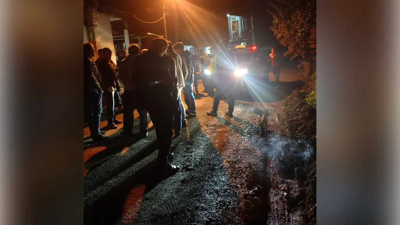 Giresun'da patlama sesi paniğe neden oldu