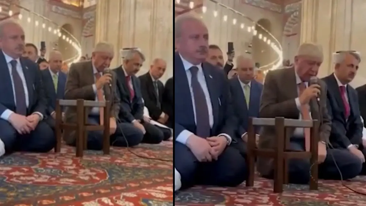 Cumhurbaşkanı Erdoğan'dan Selimiye Camii'nde Kur'an-ı Kerim tilaveti