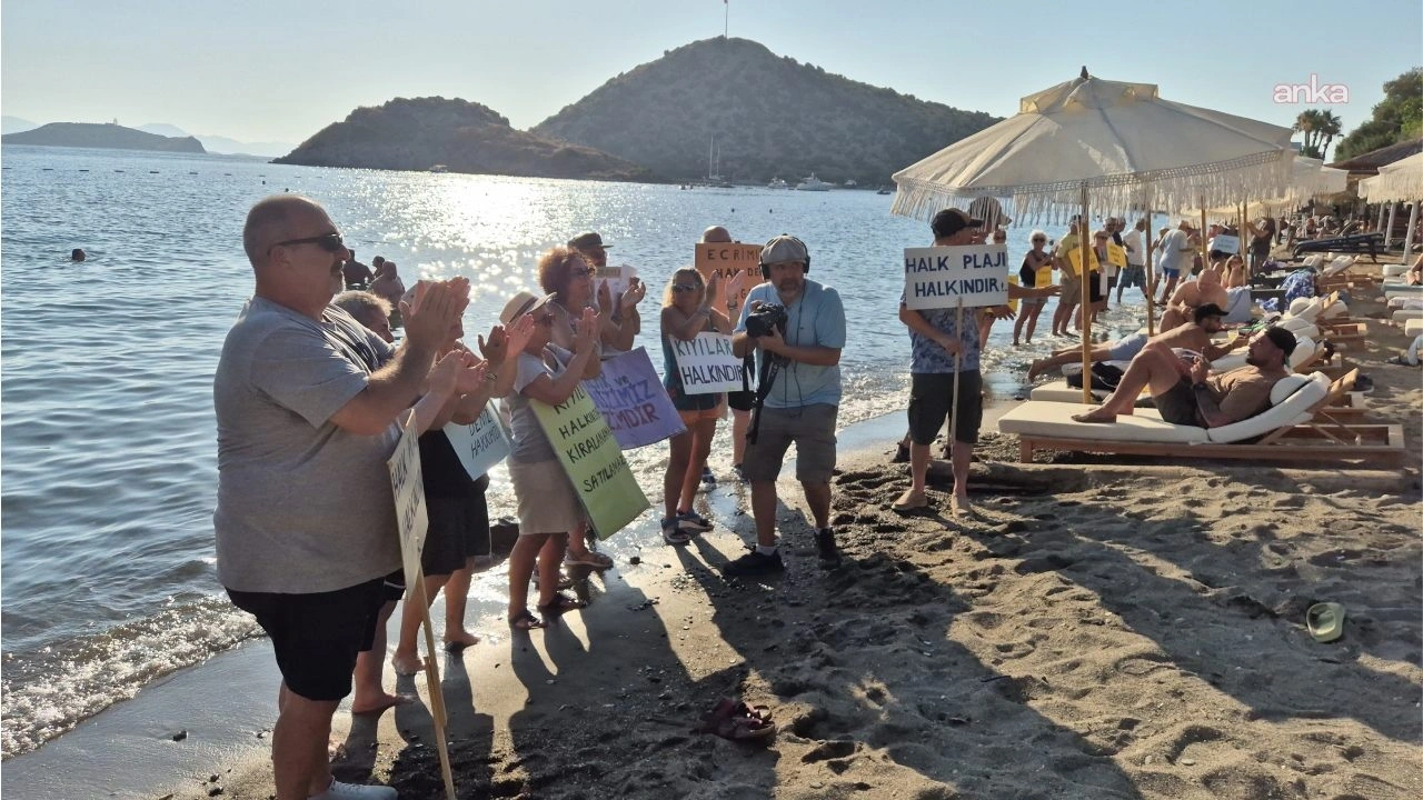Bodrum’da 'Kıyılar halkındır" eylemi: Denize erişim hakkımız engellenemez