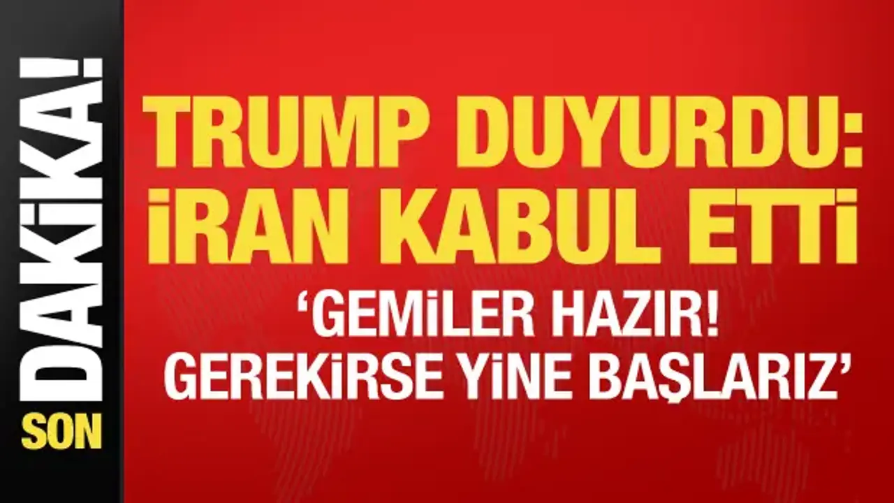 Son dakika... Trump: İran nükleer denetime tabi