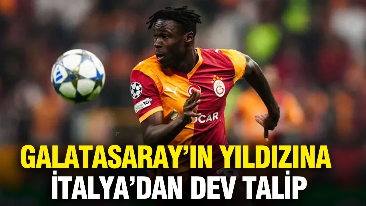 Galatasaray'ın yıldızına İtalya'dan dev talip
