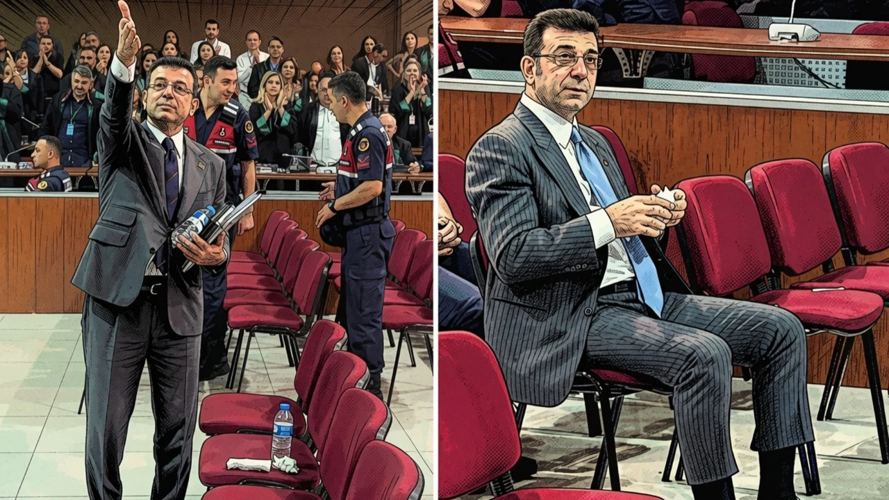 Mahkemede hakimle tartışan İmamoğlu salondan dışarı atıldı