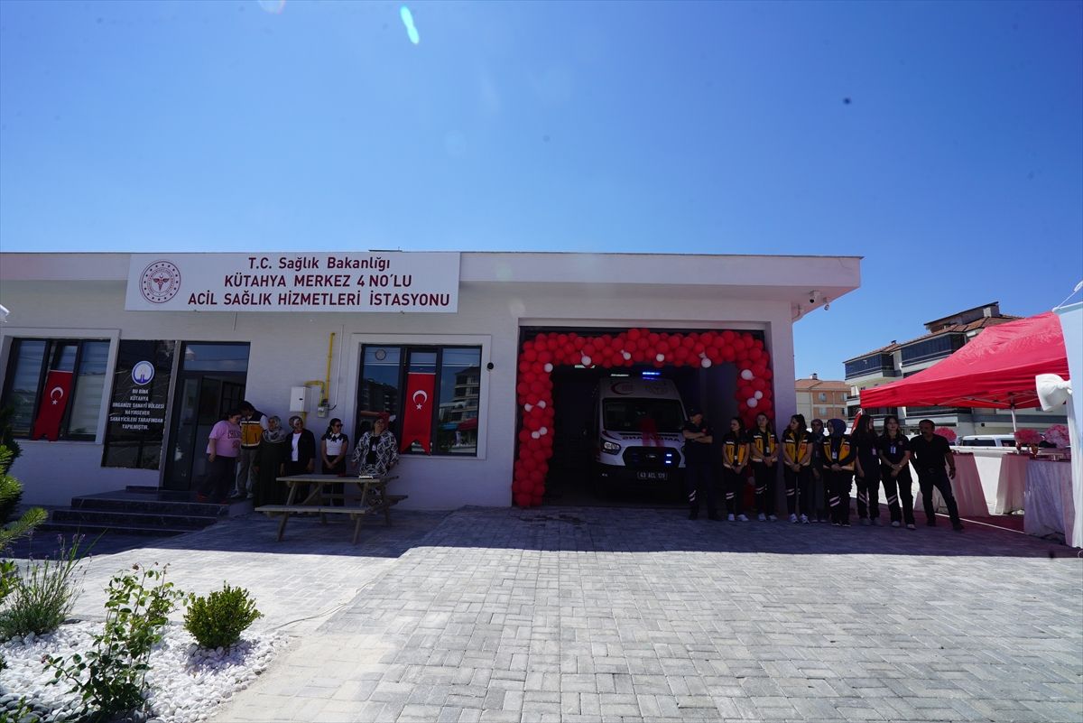 Kütahya'da Zafertepe 112 Acil Sağlık Hizmetleri İstasyonu açıldı