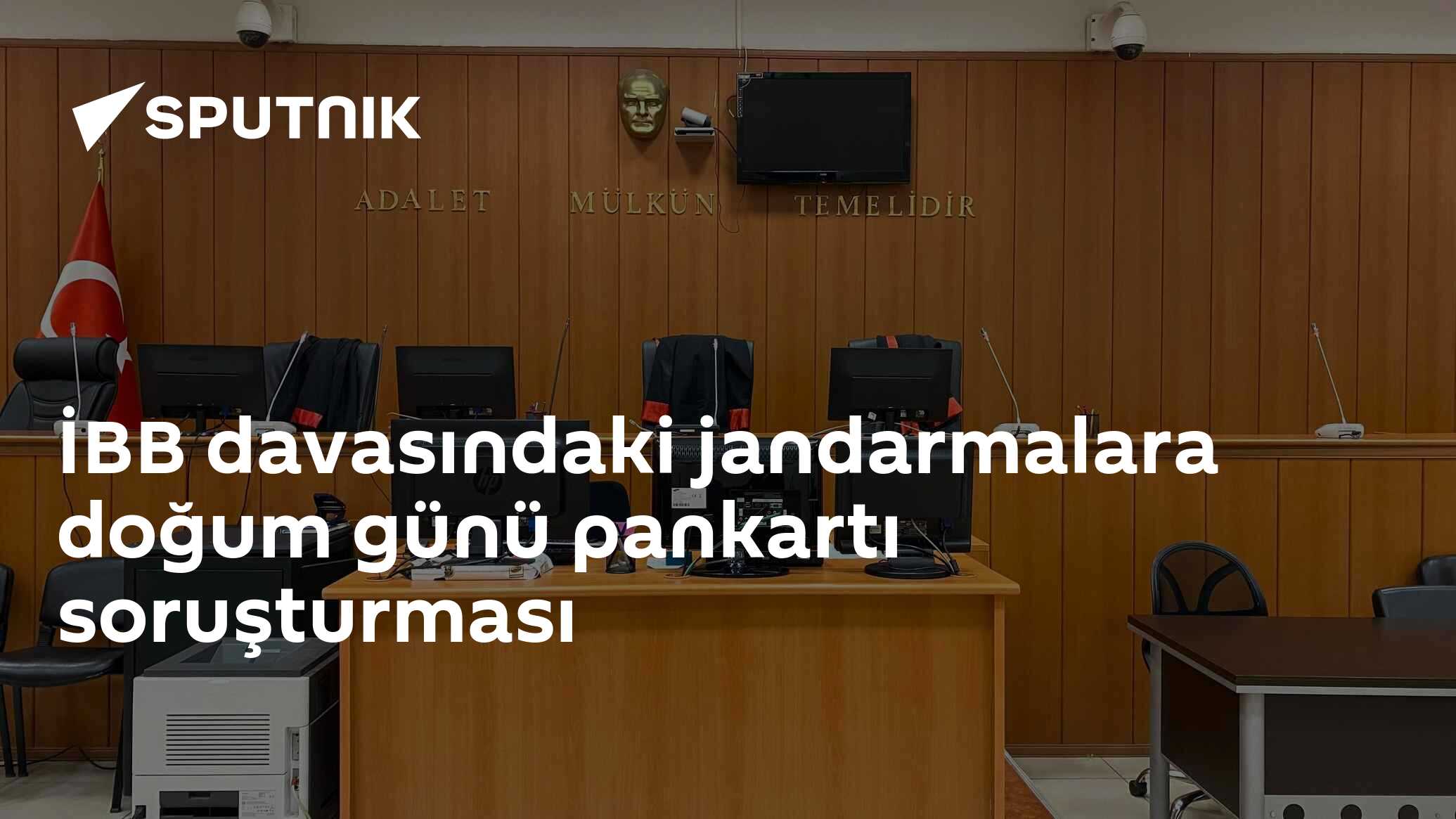 İBB davasındaki jandarmalara doğum günü pankartı soruşturması