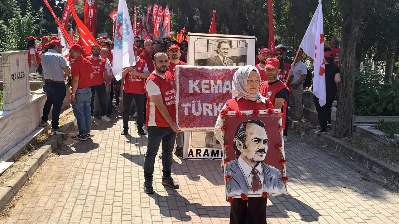 Katledilişinin 46'ncı yılı: DİSK'in unutulmaz genel başkanı Kemal Türkler anıldı
