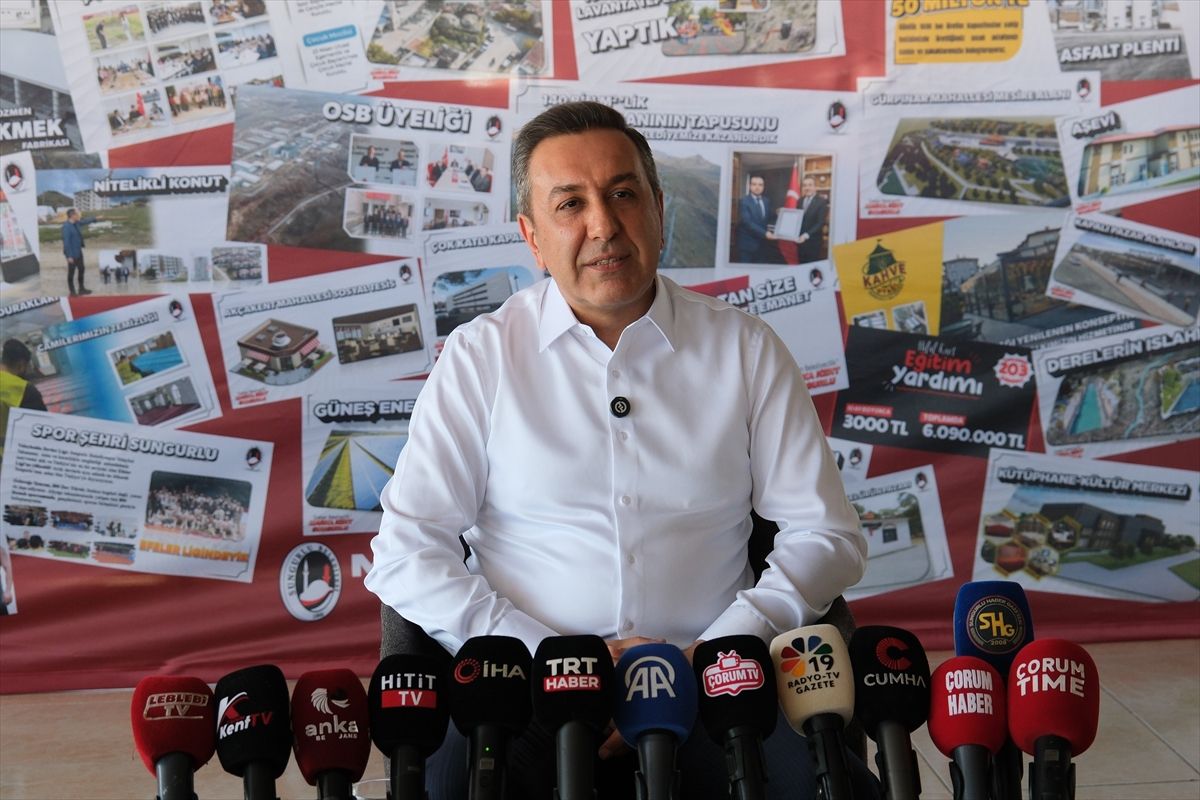 Sungurlu Belediye Başkanı Dere, görev süresindeki çalışmaları değerlendirdi