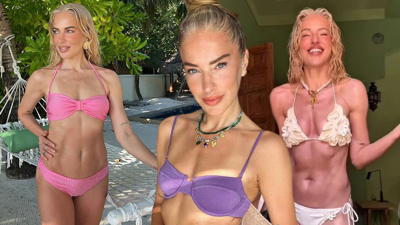 Kusursuz fiziğiyle yıllara meydan okuyor! Burcu Esmersoy’un tatil pozları yürek hoplattı!