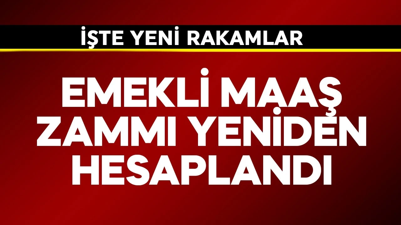 Emekli maaş zammı enflasyon farkıyla yeniden hesaplandı! İşte yeni rakamlar