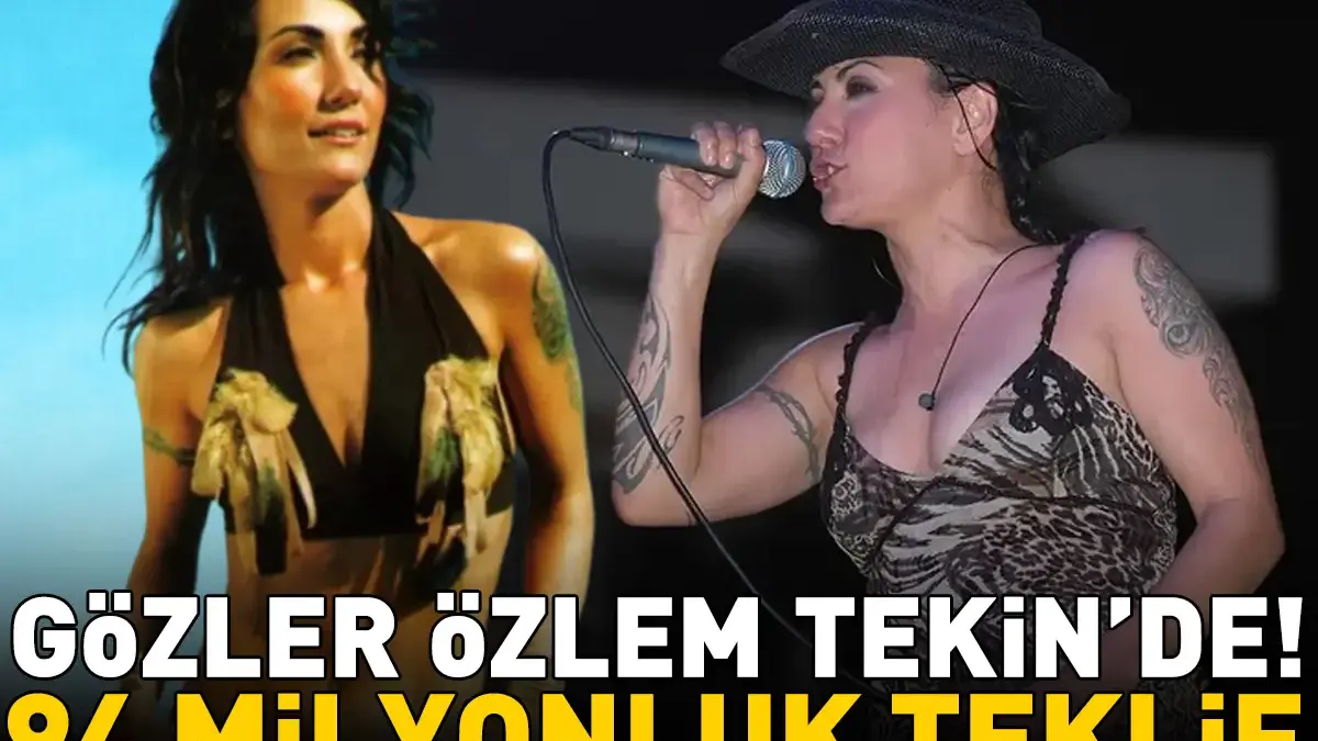 Şebnem Ferah'ın ardından Özlem Tekin de sahnelere geri dönecek mi? Rock müziğin kraliçesine 94 milyon TL'lik teklif!