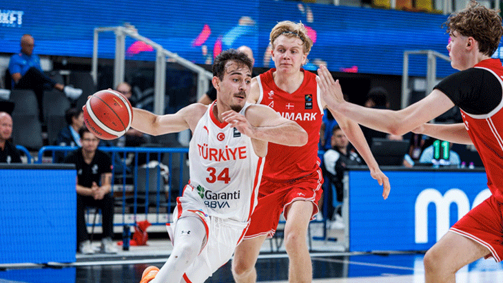 Türkiye U18 Erkek Basketbol Takımı Danimarka'yı devirdi!