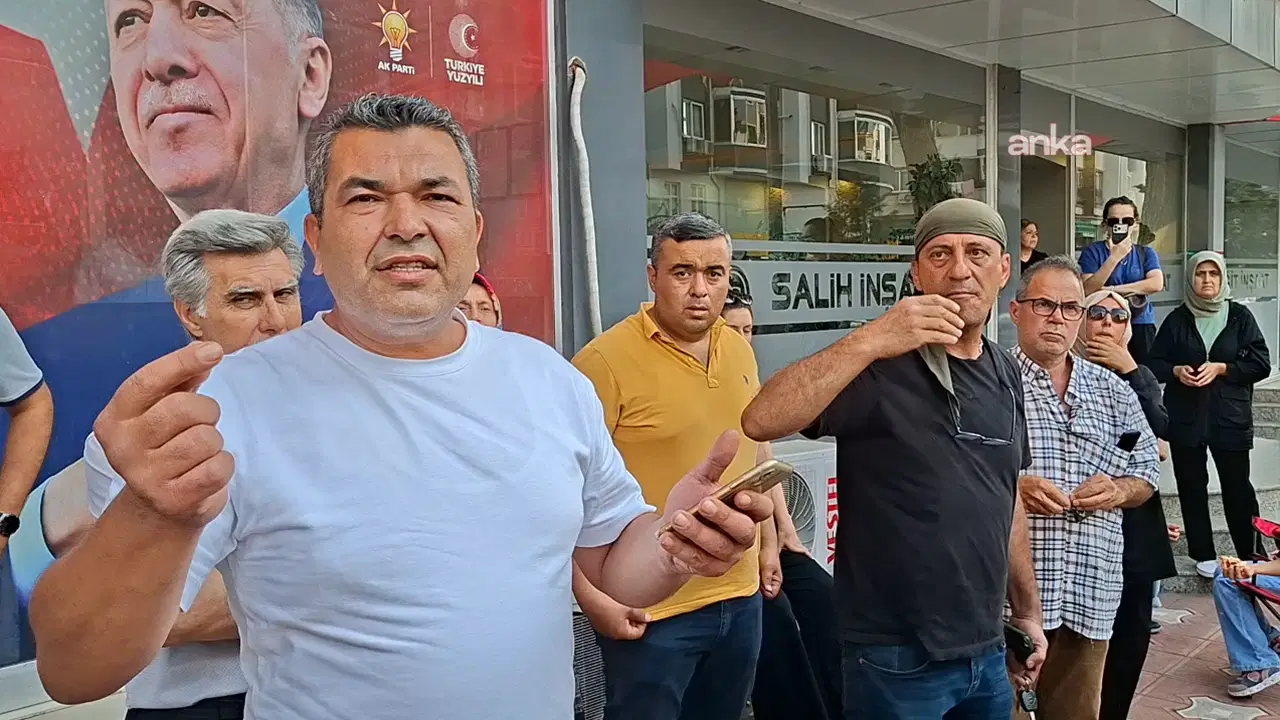 Yıkım kararı verilmişti: Osmaniye'de AKP İl Başkanlığı önünde eylem