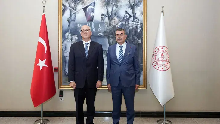 Bakan Tekin, Rusya ve Mısır büyükelçilerini kabul etti
